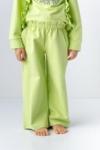 Picture of Zeyland 241Z4ECV06 GREEN Girls Sweatpants