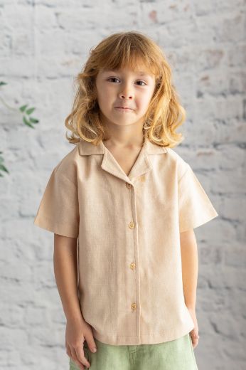 Picture of Zeyland 241Z3YZD81 BEIGE Boy Shirt