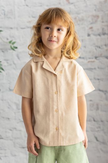 Picture of Zeyland 241Z3YZD81 BEIGE Boy Shirt