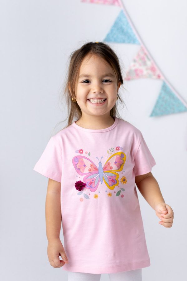 Picture of Zeyland 241M4BID54 PINK Girl T-Shirt