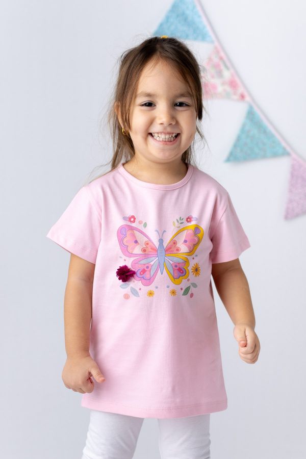 Picture of Zeyland 241M4BID54 PINK Girl T-Shirt