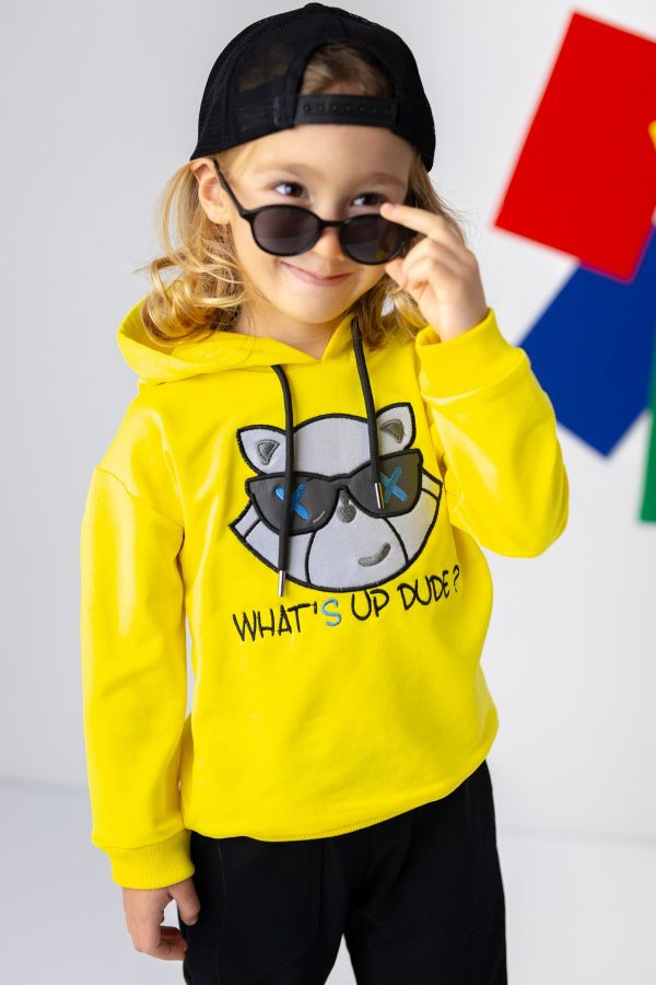 Picture of Zeyland 241Z3SVC61 YELLOW Boy Sweatshirt