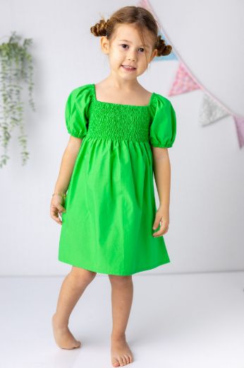 Picture of Zeyland 241Z4YZD31 GREEN Girl Dress