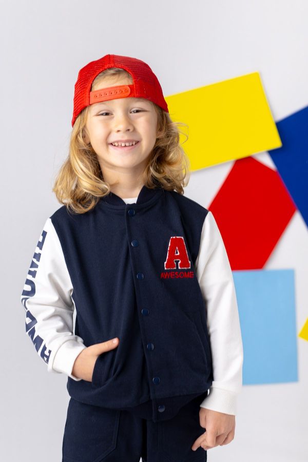 Picture of Zeyland 241Z3KJC26 NAVY BLUE Boy Jacket