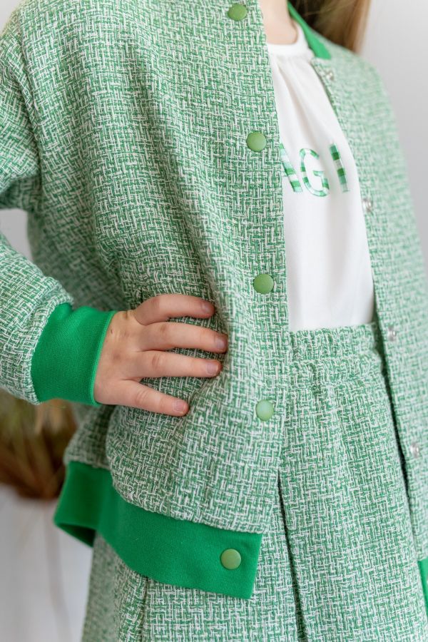 Picture of Zeyland 241Z4TVT21 GREEN Girl Jacket