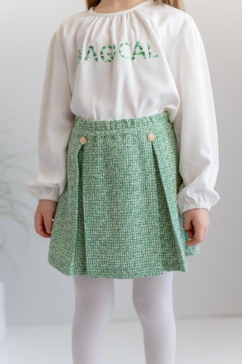 Picture of Zeyland 241Z4TVT11 GREEN Girl Skirt