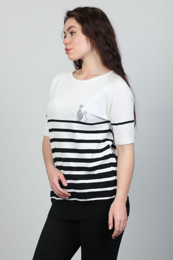 Picture of First Orme 3054 ECRU Women T-Shirt