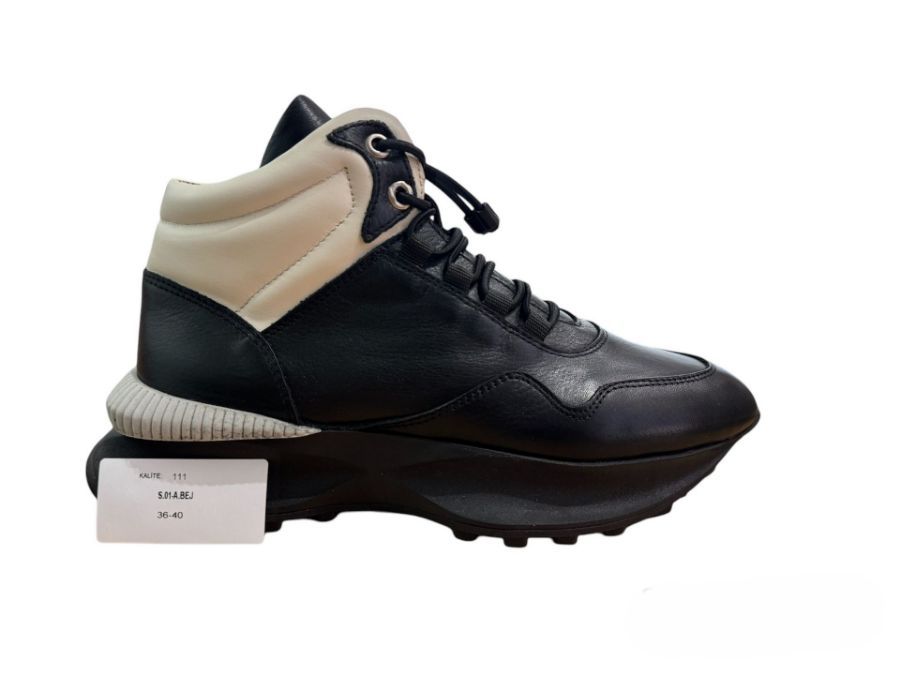 Picture of Bestina Shoes 111 S.01-A.BEJ SCK AST ST Women Boots