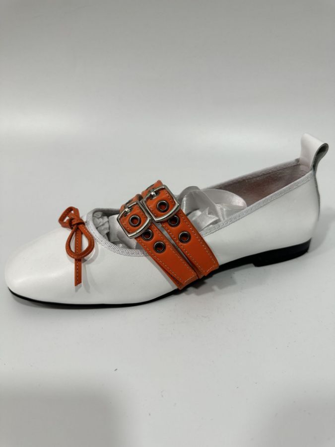 Picture of Selfiron 2022 BEYAZ ORANGE  TBN JURDAN ST Women Daily Shoes