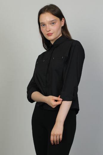 Picture of Seul 53089 BLACK Women Blouse