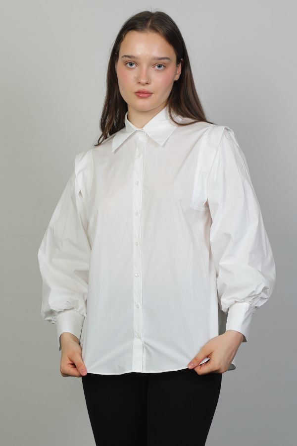 Picture of Seul 53088 ECRU Women Blouse