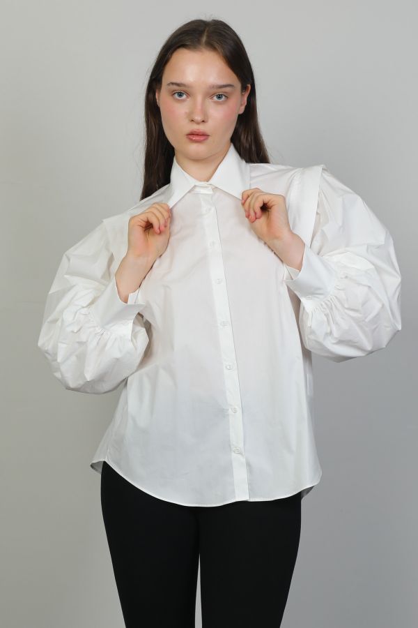 Picture of Seul 53088 ECRU Women Blouse