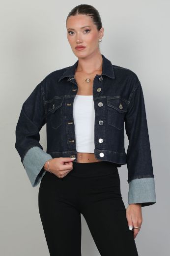 Picture of Mira Mia Y241003 NAVY BLUE Women Jacket