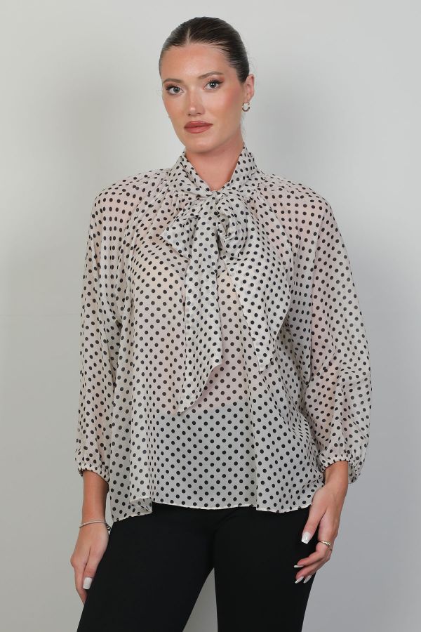 Picture of Mira Mia K252005 ECRU Women Blouse