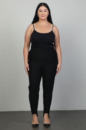 Picture of Extenzi 1287xl BLACK Plus Size Women Pants 