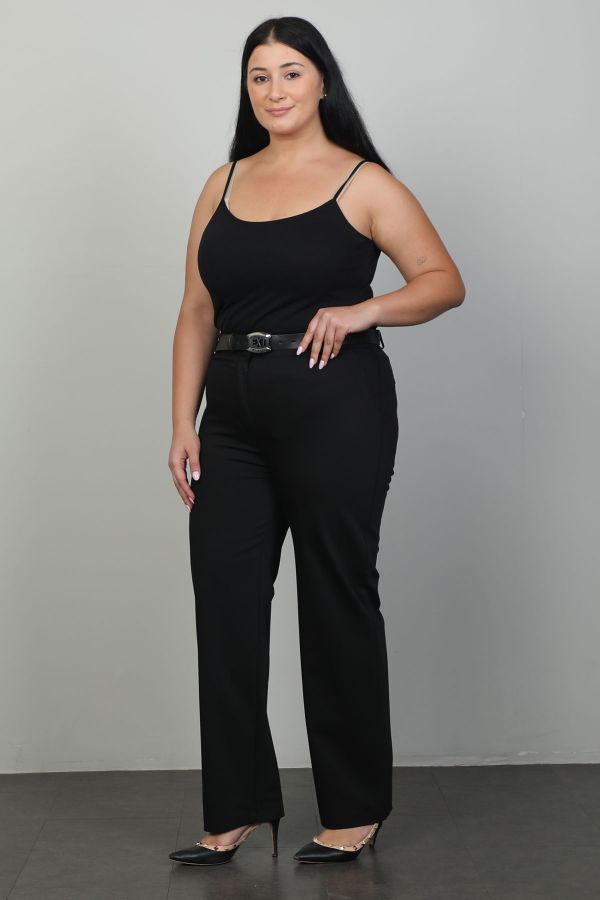 Picture of Extenzi 1283xl BLACK Plus Size Women Pants 