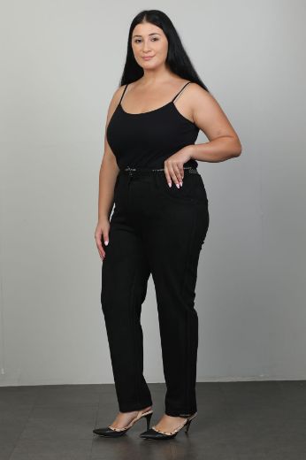 Picture of Extenzi 1452xl BLACK Plus Size Women Pants 