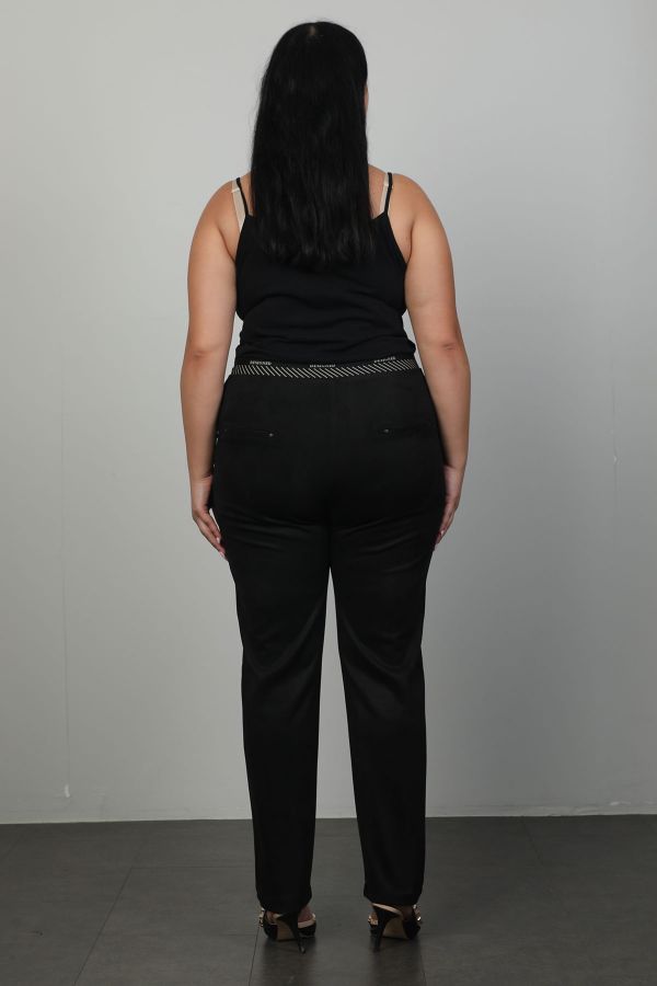 Picture of Extenzi 1452xl BLACK Plus Size Women Pants 