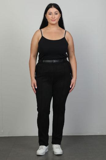 Picture of Extenzi 1336xl BLACK Plus Size Women Pants 