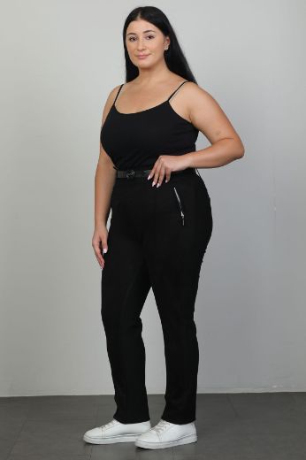 Picture of Extenzi 1336xl BLACK Plus Size Women Pants 