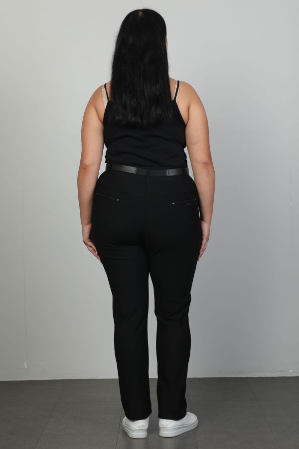 Picture of Extenzi 1336xl BLACK Plus Size Women Pants 