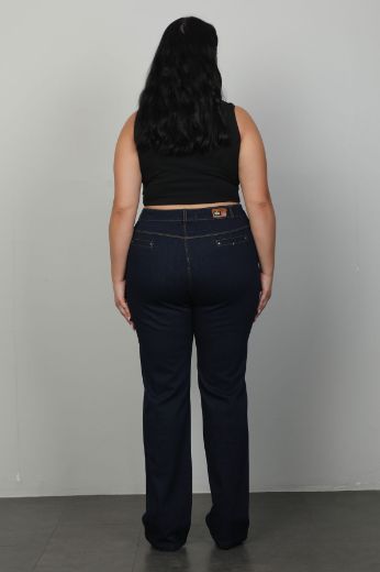 Picture of Extenzi 1388xl NAVY BLUE Plus Size Women Pants 