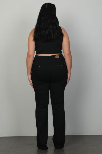 Picture of Extenzi 1388xl BLACK Plus Size Women Pants 