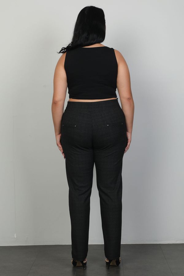 Picture of Extenzi 1383xl BLACK Plus Size Women Pants 