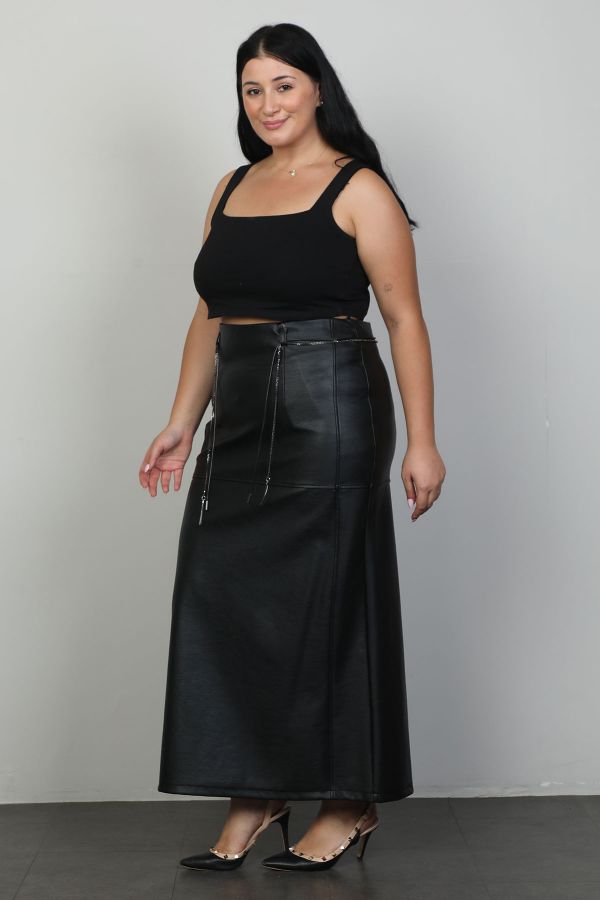 Picture of Extenzi 1413xl BLACK Plus Size Women Pants 