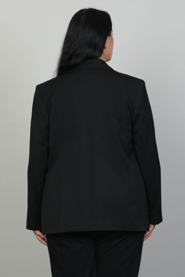 Picture of Pizara Line 7558xl BLACK Plus Size Women Jacket 