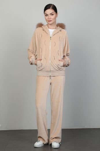 Picture of Candy Angels E1108 BEIGE Women Suit