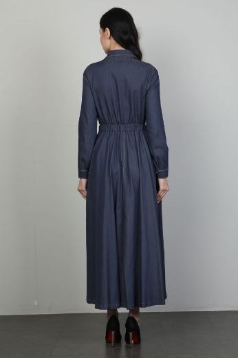 Picture of Nexx 30382 NAVY BLUE Women Dress