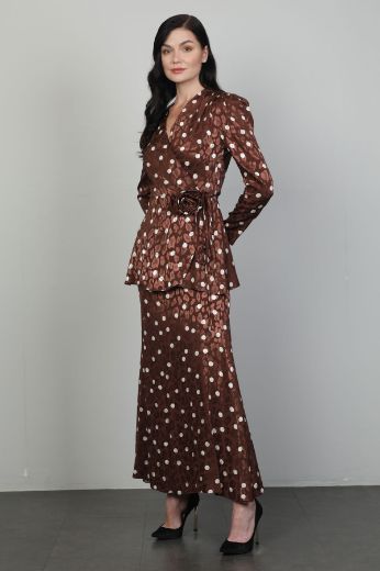 Picture of Nexx 30391 BROWN Women Dress