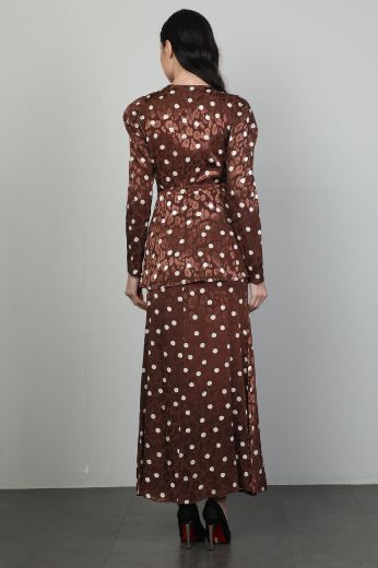 Picture of Nexx 30391 BROWN Women Dress