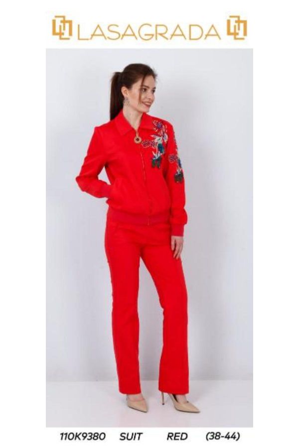 Picture of Lasagrada 110K9380 RED Women Suit