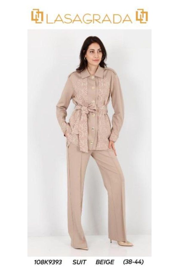 Picture of Lasagrada 108K9393 BEIGE Women Suit