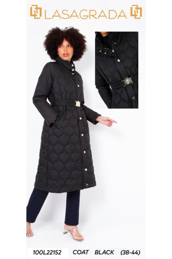 Picture of Lasagrada 100L22152 BLACK Women Puffer Coat