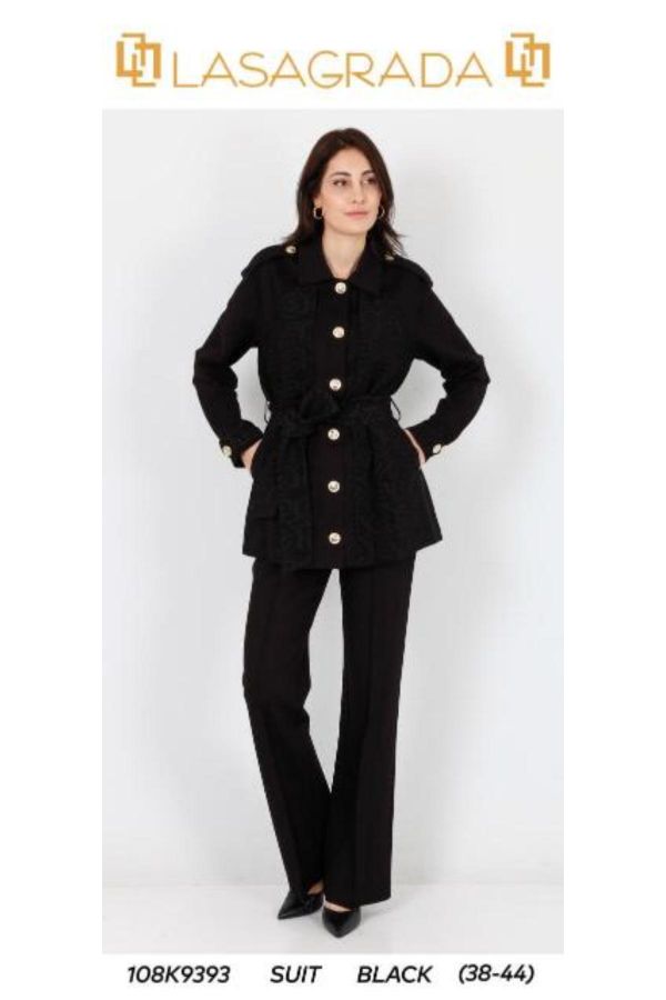 Picture of Lasagrada 108K9393 BLACK Women Suit