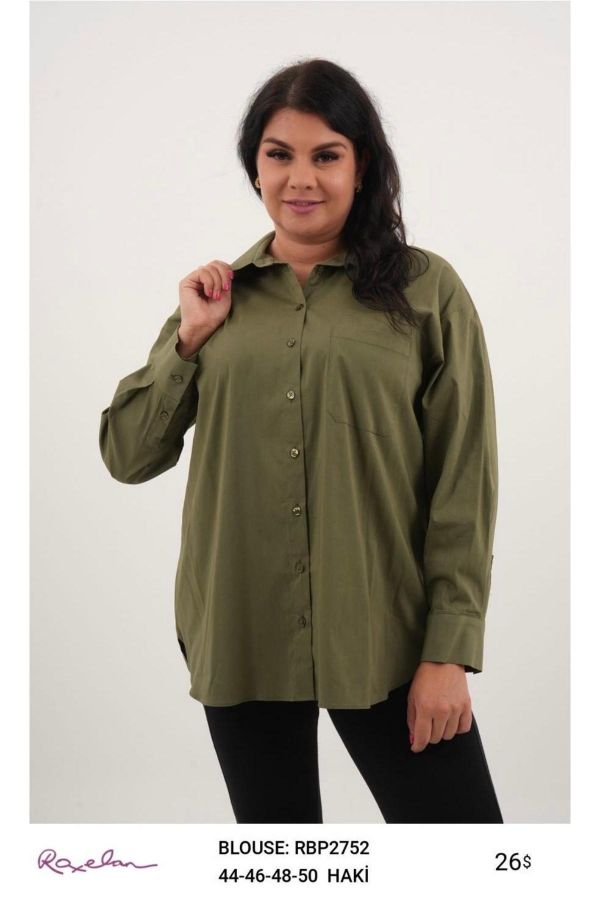 Picture of ROXELAN RBP2752 KHAKI Women Blouse