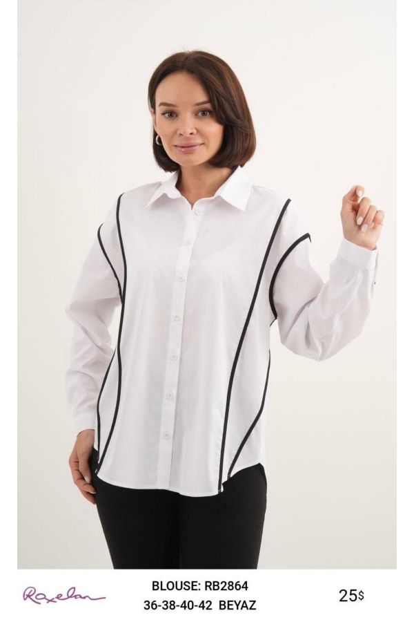 Picture of ROXELAN RB2864 ECRU Women Blouse