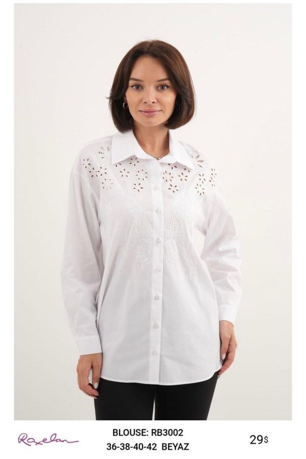 Picture of ROXELAN RB3002 ECRU Women Blouse