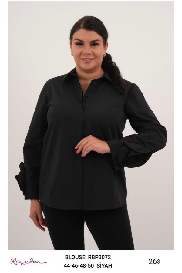 Picture of ROXELAN RBP3072 BLACK Women Blouse