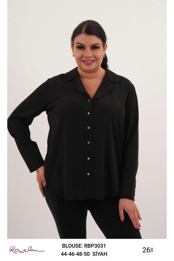 Picture of ROXELAN RBP3031 BLACK Women Blouse