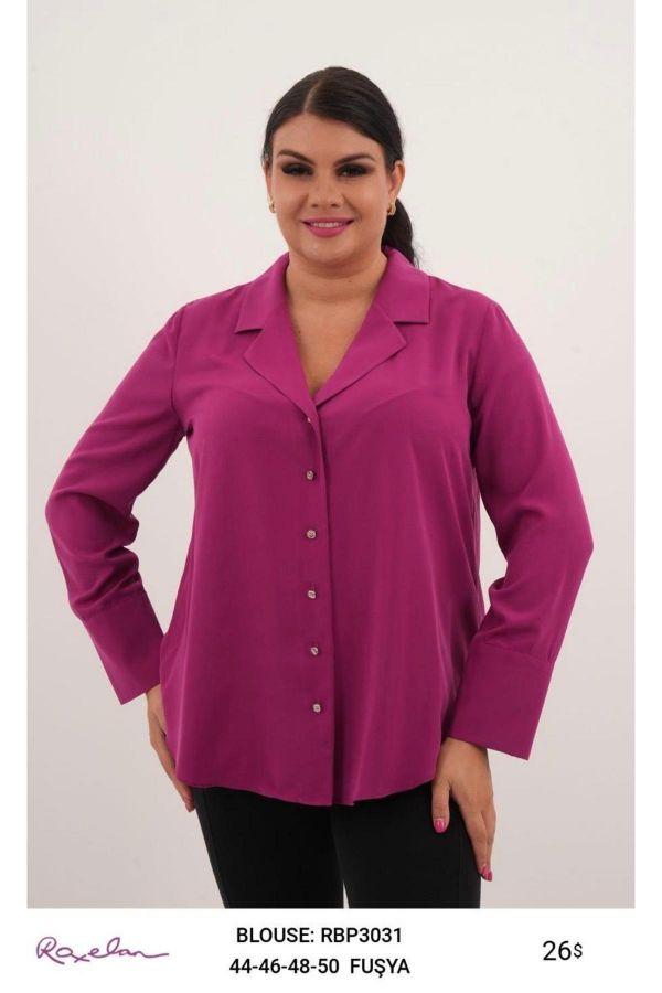 Picture of ROXELAN RBP3031 FUCHSIA Women Blouse