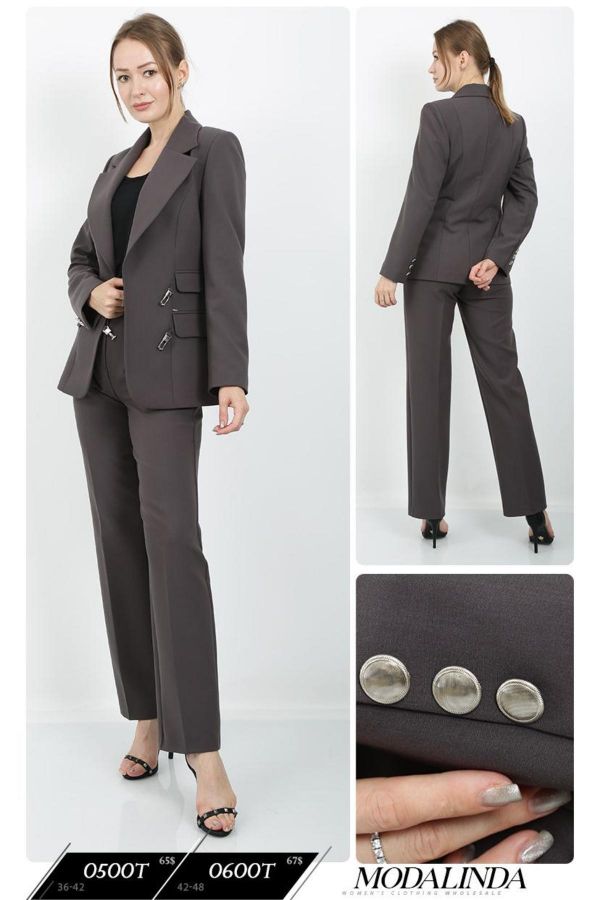 Picture of Modalinda 0500 GREY Women Suit