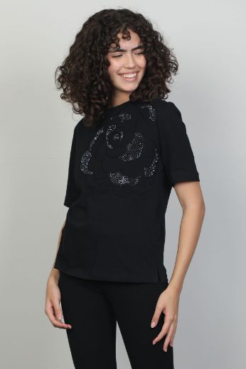 Picture of Of White 2241204 BLACK Women Blouse