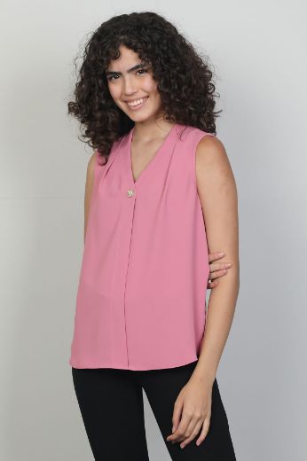 Picture of Of White 2241049 PINK Women Blouse