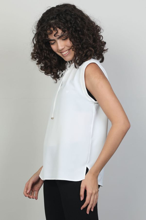 Picture of Of White 22410855 ECRU Women Blouse