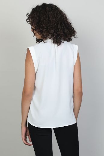 Picture of Of White 22410855 ECRU Women Blouse