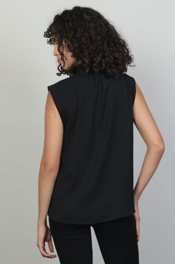 Picture of Of White 22410855 BLACK Women Blouse